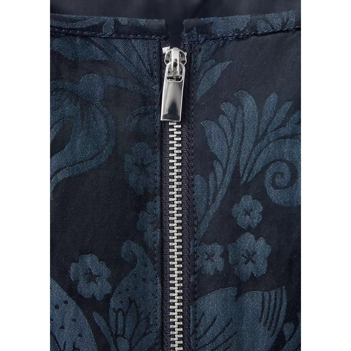 Top style corset imprimé à fleurs bleu, MANGO