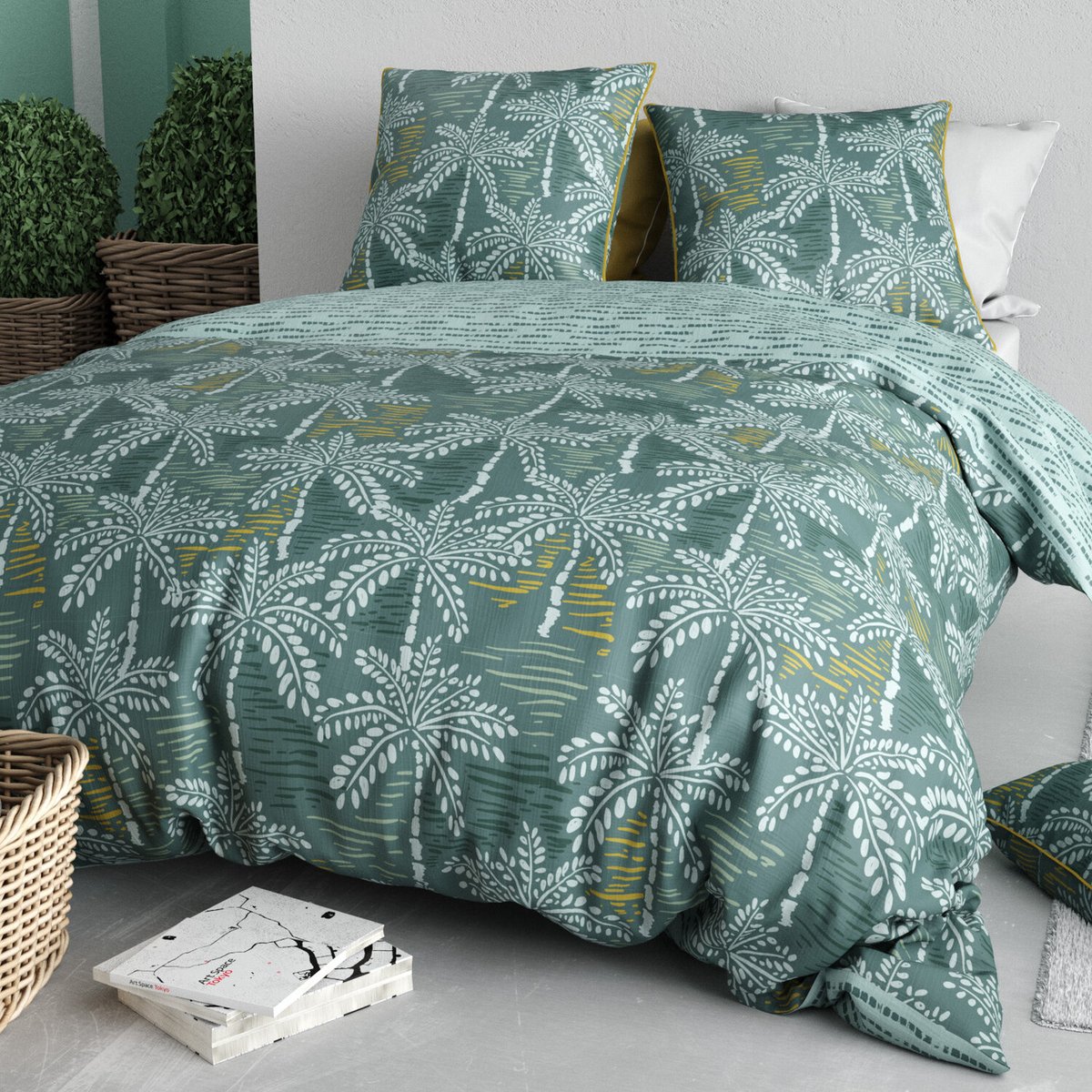 Parure housse de couette en microfibre imprimée, Tobago imprime, C DESIGN HOME TEXTILE