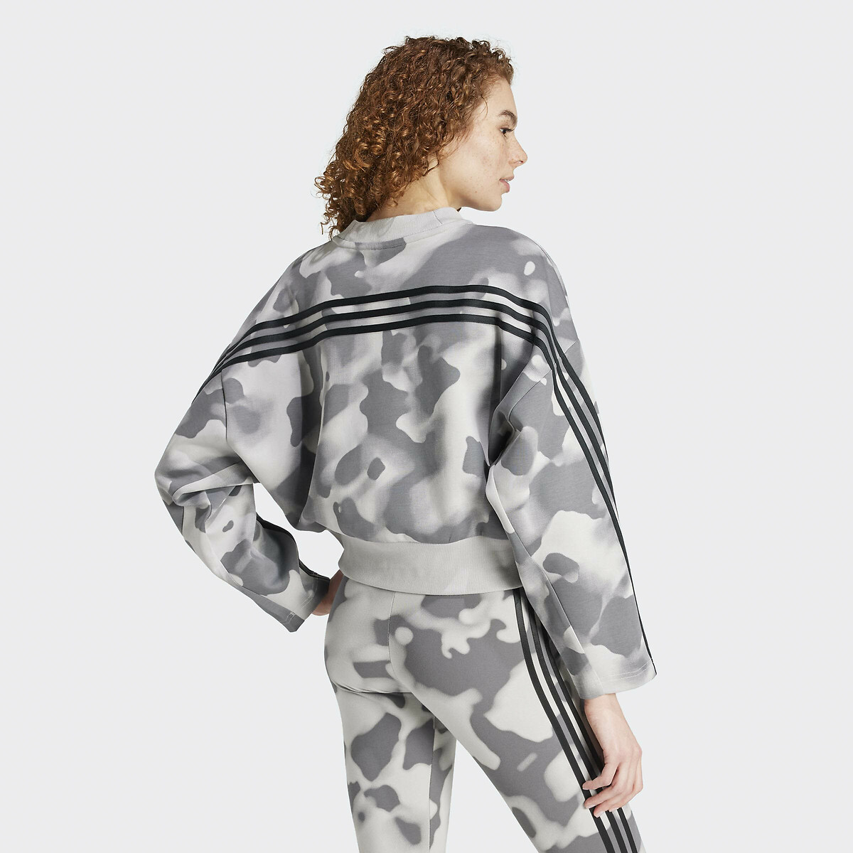 Future Icons 3-Stripes Sweatshirt in Cotton Mix grey, ADIDAS SPORTSWEAR