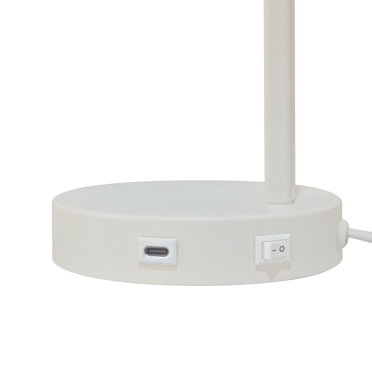Lampe à poser avec port USB-C en métal, WILMER blanc, NORDLUX
