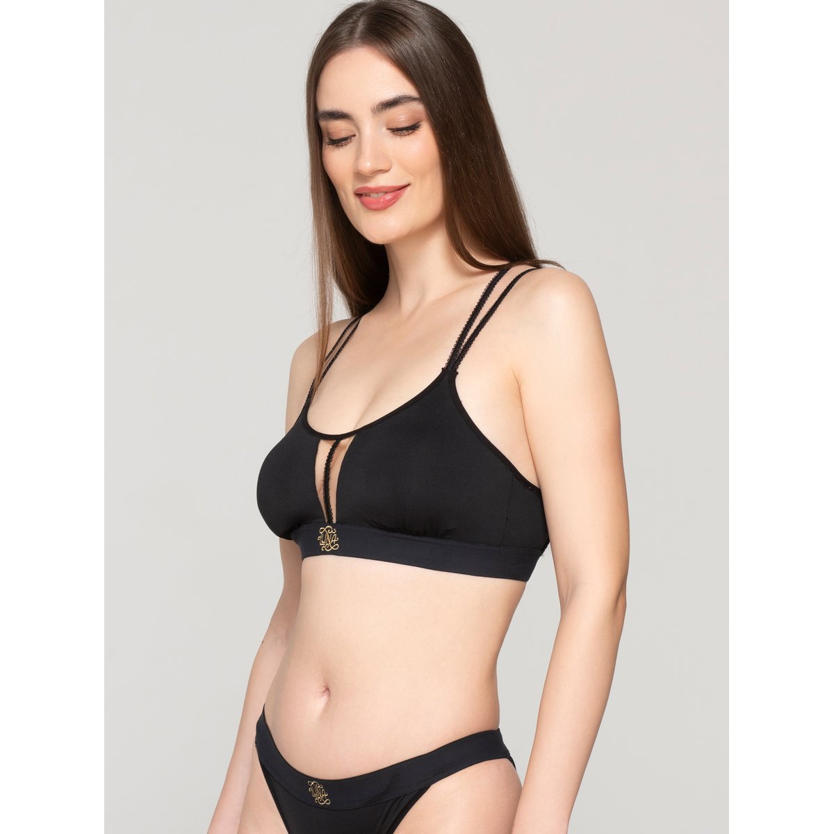 Soutien-gorge de sport brassière dos croisé SPLENDID noir, LUNA SPLENDIDA