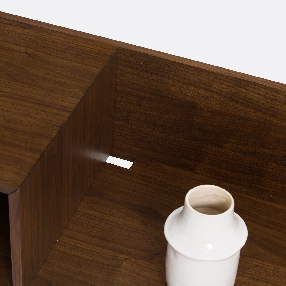 Mueble para TV chapado en nogal Zentar color nogal, LA REDOUTE INTERIEURS