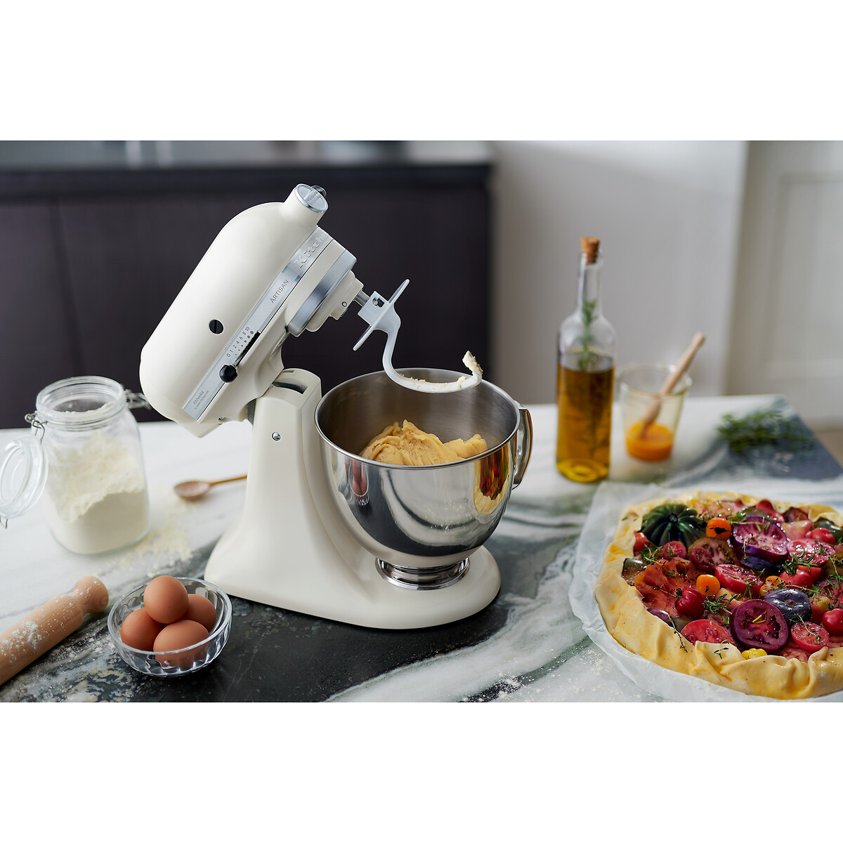 Robot pâtissier Artisan 5KSM175PSEFL lin, KITCHENAID