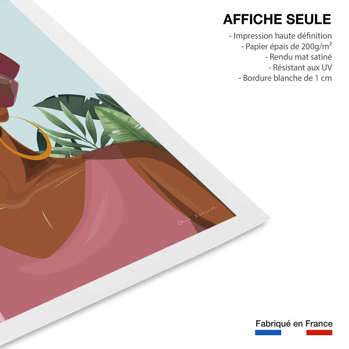 Affiche mode Créoles affiche seule, HEXOA