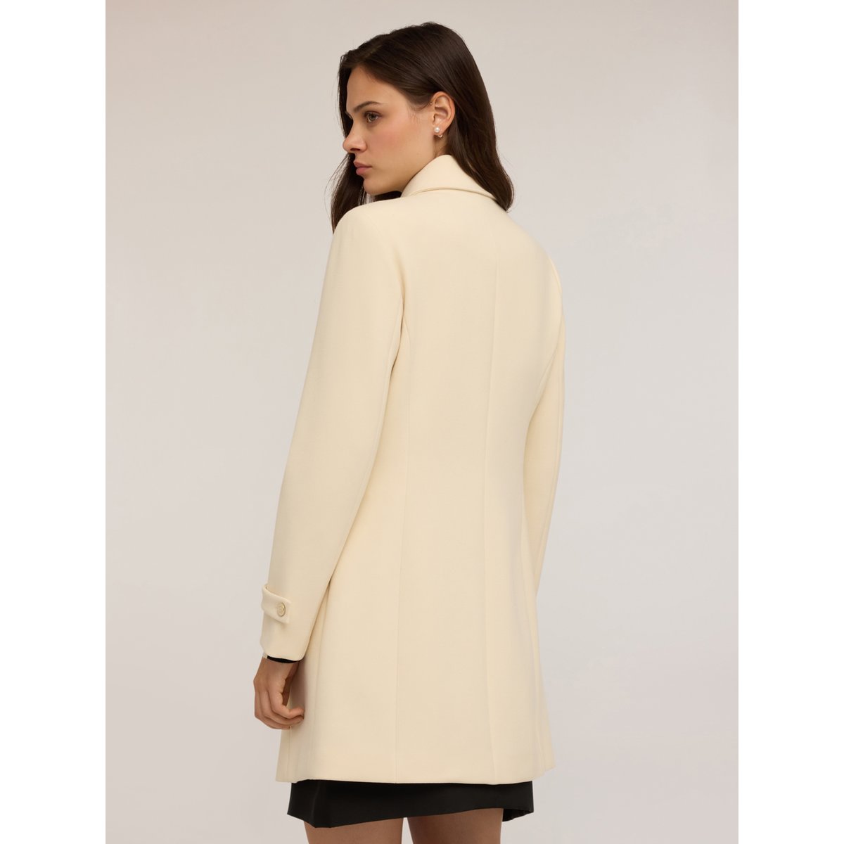 Manteau léger à simple boutonnage beige, MOTIVI