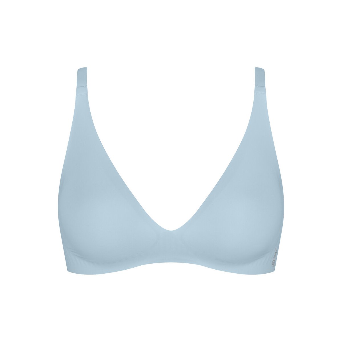 Reggiseno push-up senza ferretto ZERO FEEL 2.0 blu chiaro, SLOGGI