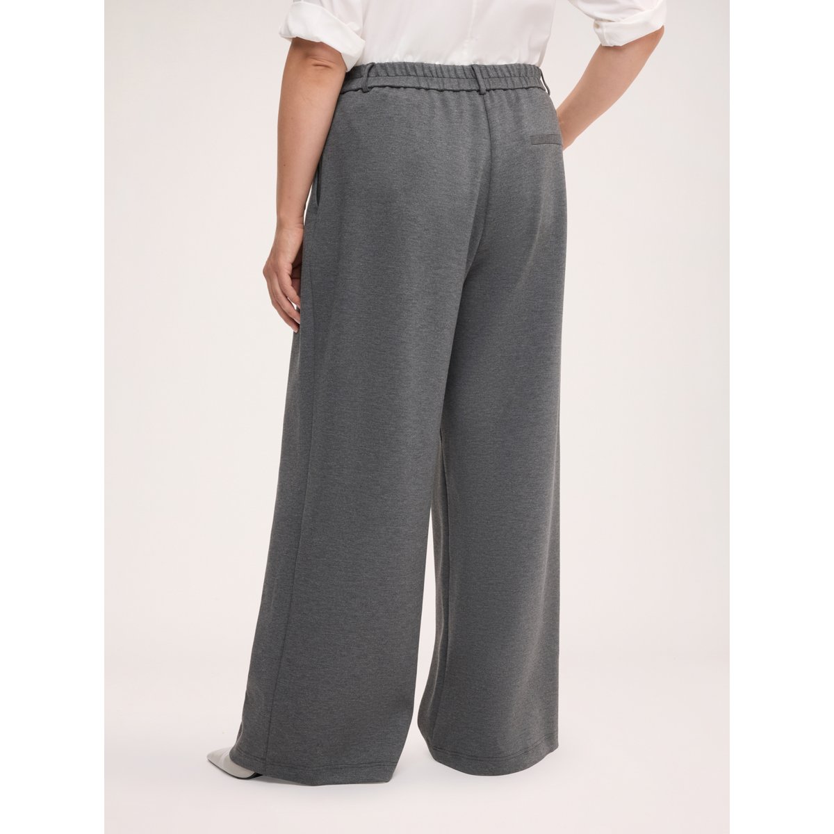 Pantalon à jambes larges gris, FIORELLA RUBINO