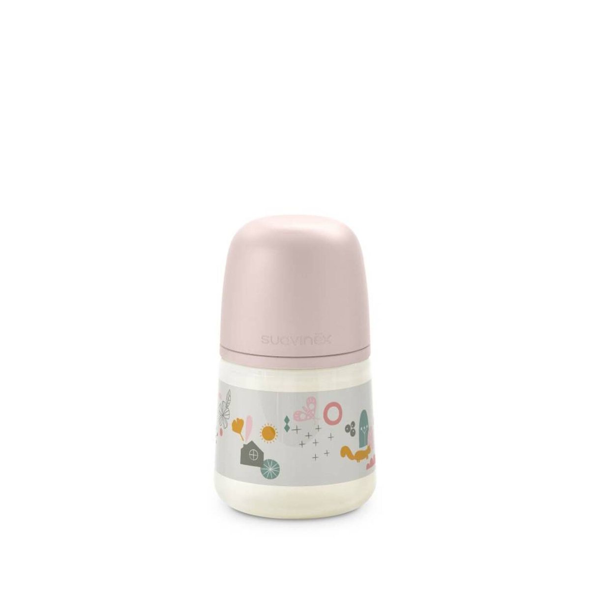 Biberon avec tétine SX Pro 150 ml débit M rose, SUAVINEX