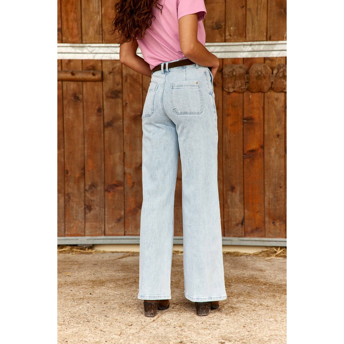 Jean uni PETRONA 86-double stone, LA PETITE ETOILE
