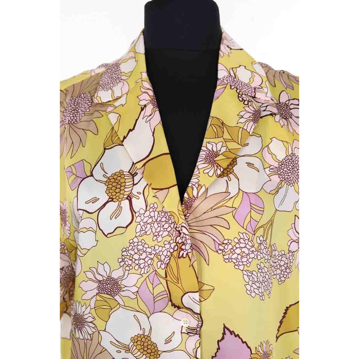 Chemise - Très Bon État jaune, SANDRO