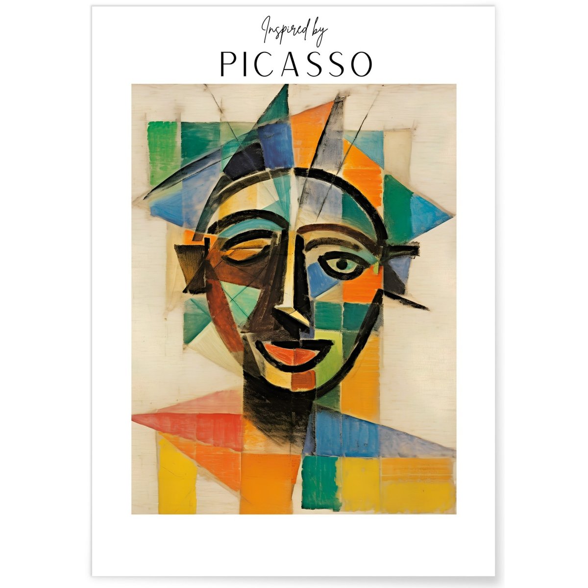 Affiche Picasso n°20 blanc, L'AFFICHERIE
