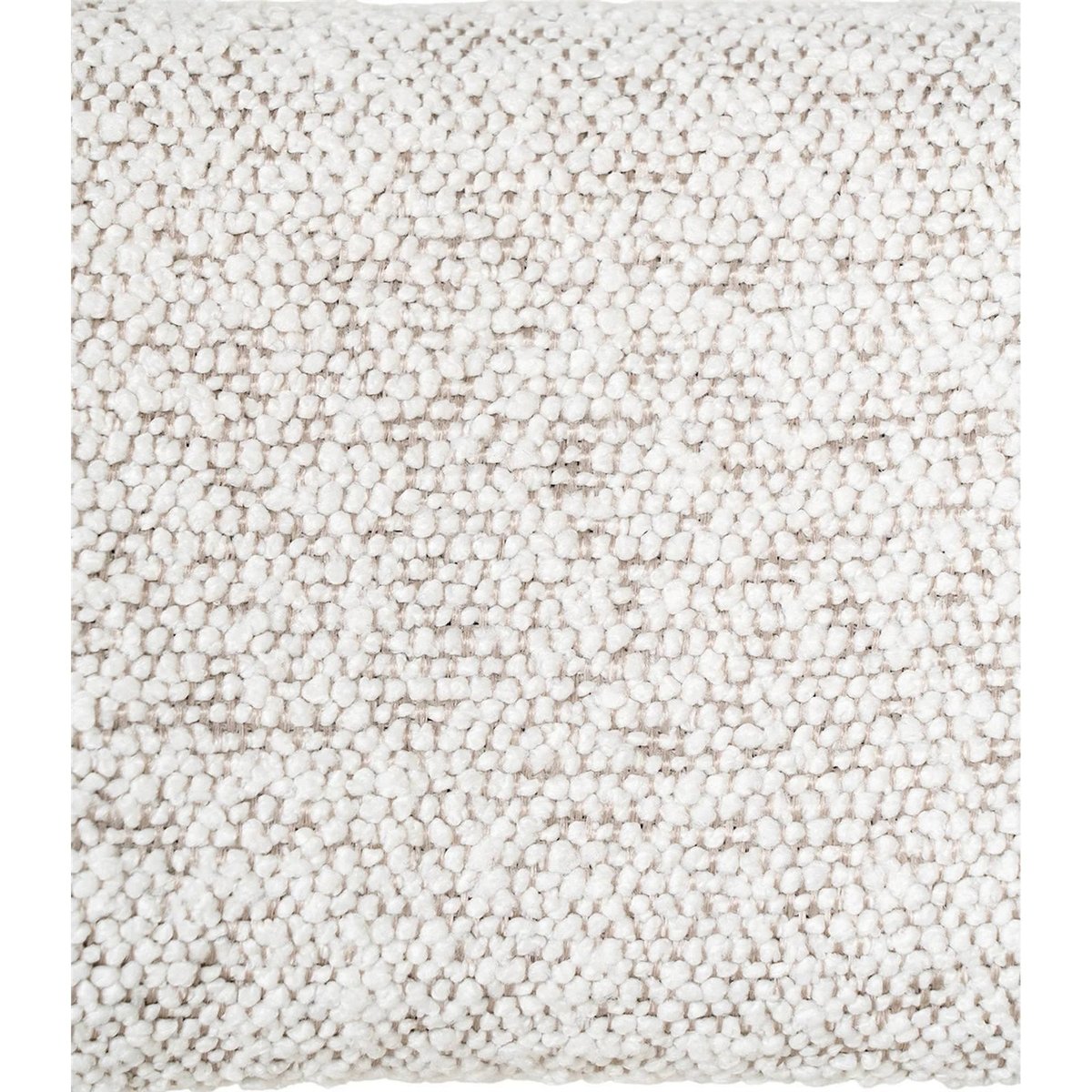 Tabouret de bar en tissu bouclé HOLSTELLY blanc bouclé et noir, RECOLLECTION
