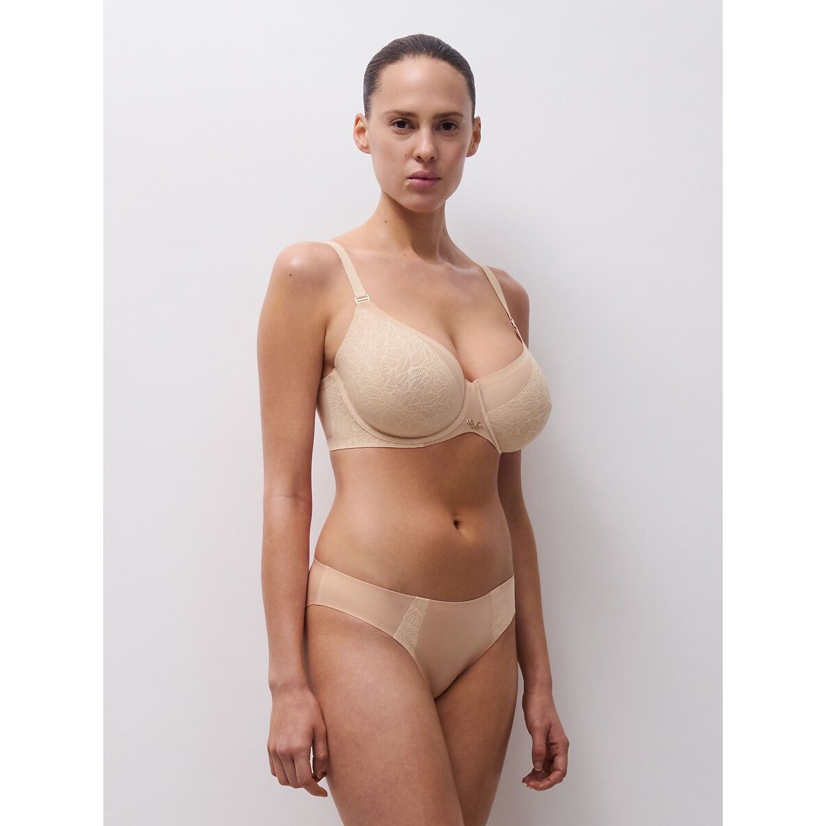 Pure Lace Full Cup Bra beige, CHANTELLE