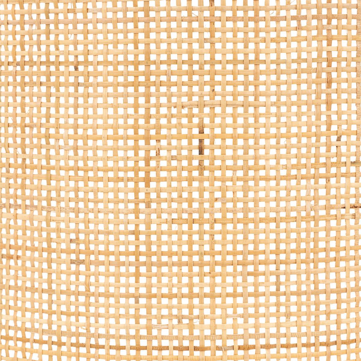 Lampe à poser en céramique abat-jour en rotin ajouré TYLIA blanc, ATMOSPHERA