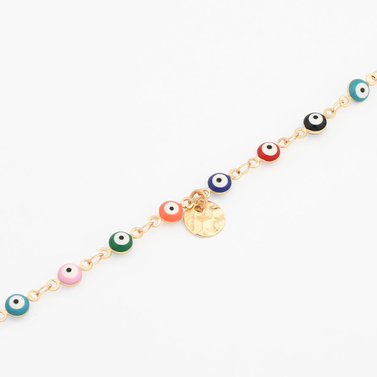 Chaine de cheville oeil multicolore multicolore, BALABOOSTE