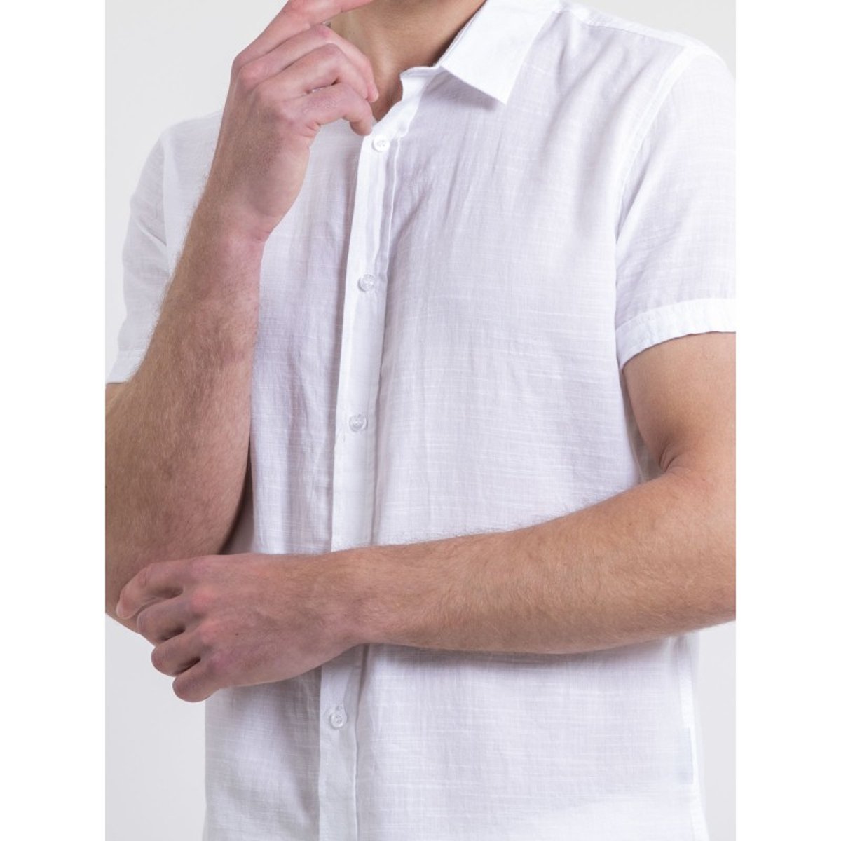 Chemise Manches Courtes Dapermi blanc, RITCHIE