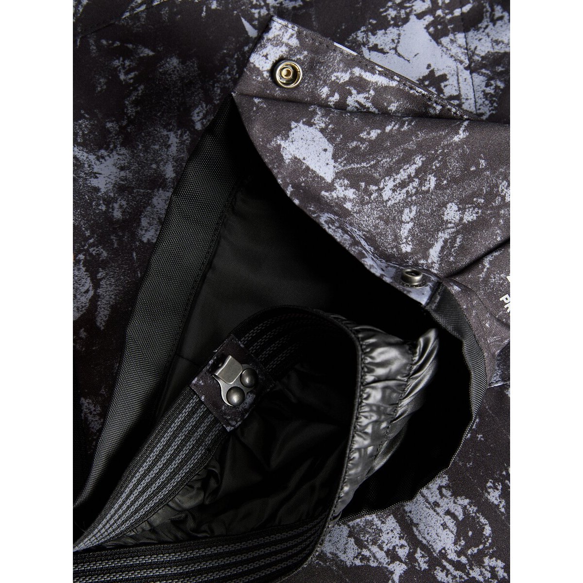 Pantalon de ski imprimé, Tignes noir, JACK & JONES