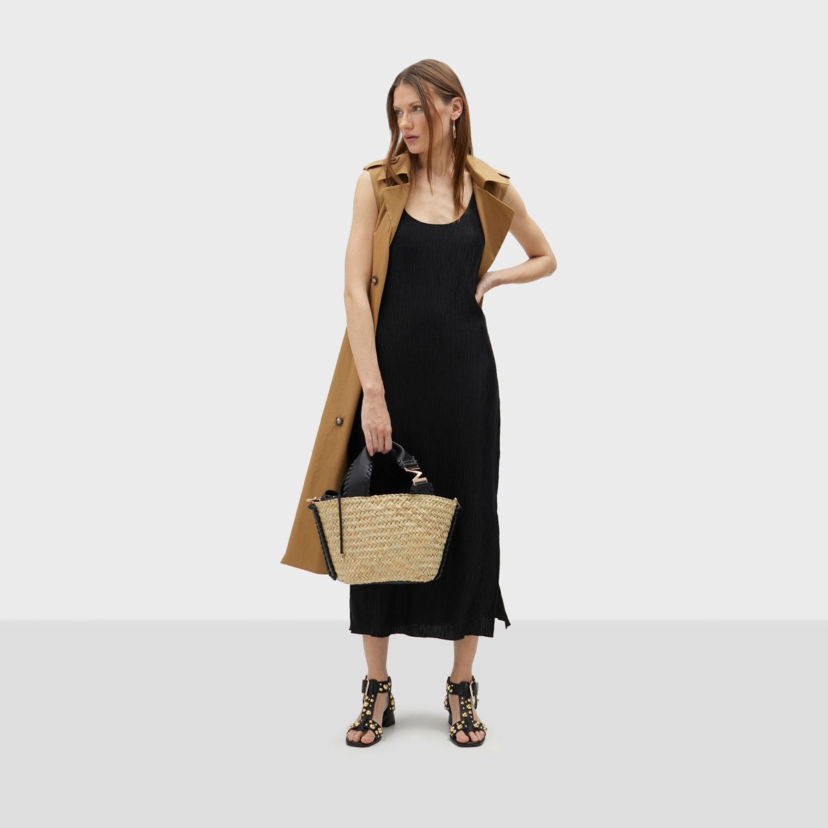 Robe longue sans manches noir, LOLA CASADEMUNT