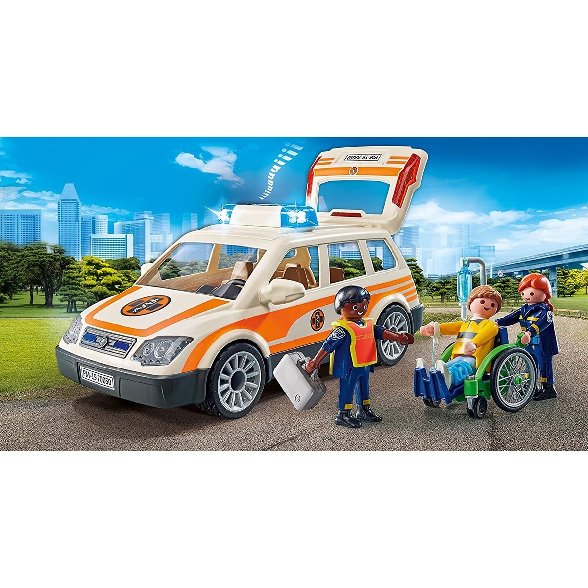 City Life La voiture de médecin urgentiste multicolore, PLAYMOBIL
