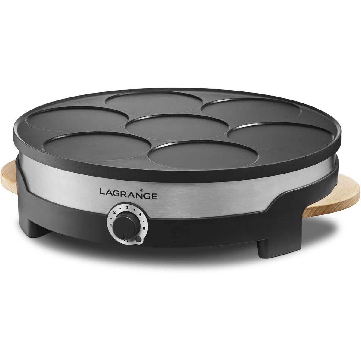 Crêpière Tradi duo Grande et mini crêpes 10901 gris, LAGRANGE