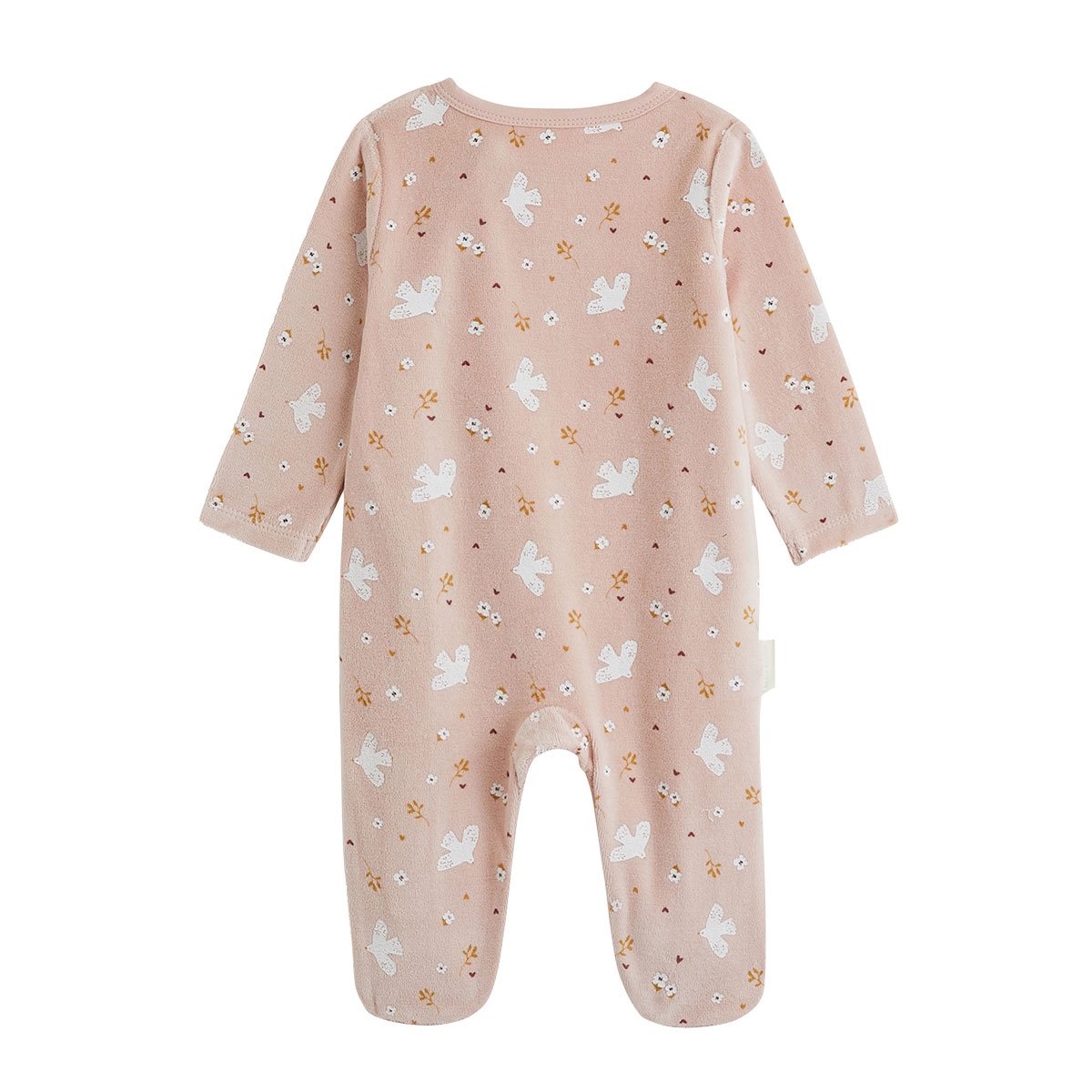 Lot de 2 pyjamas bébé ouverture zippée Miette rose, PETIT BEGUIN