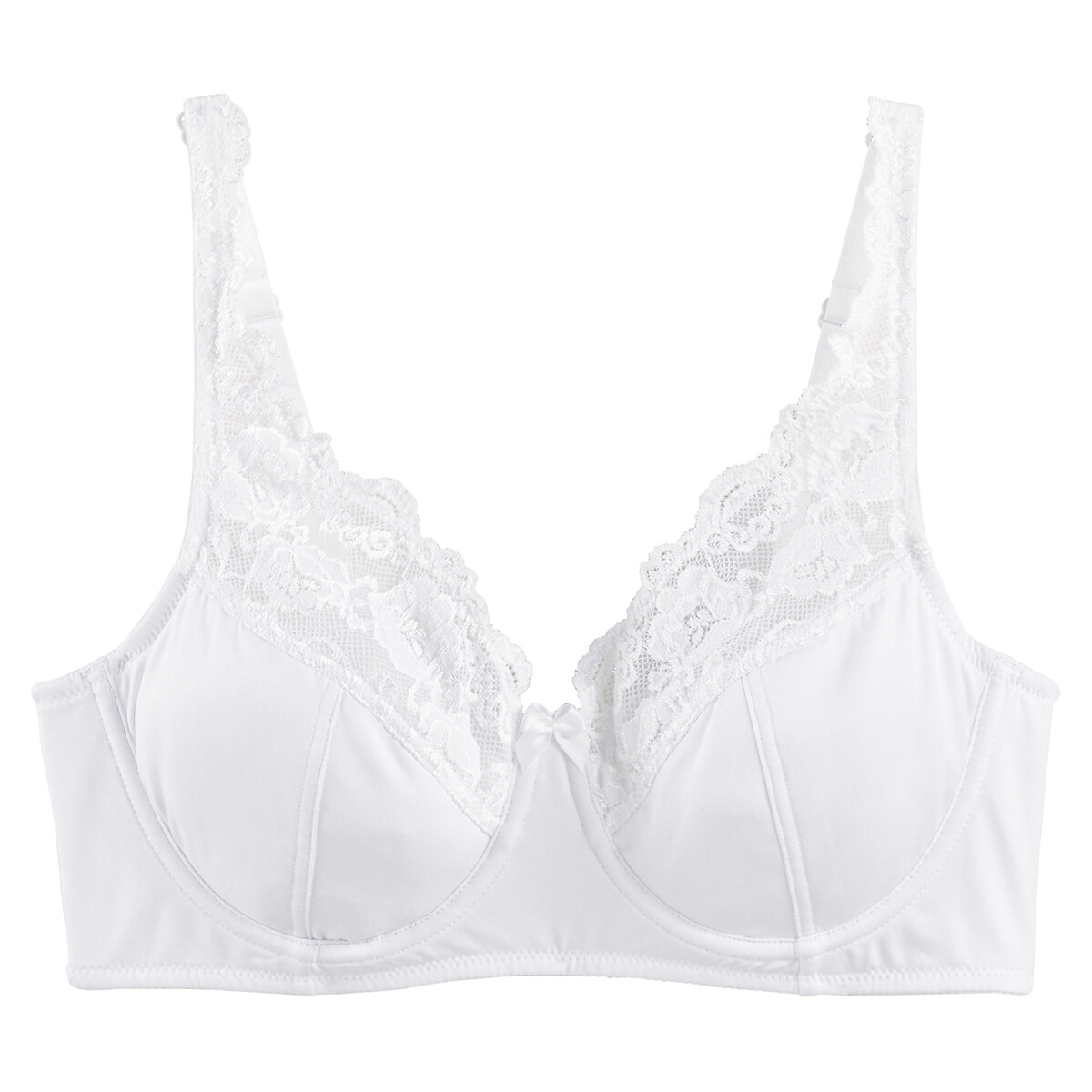 Soutien-gorge minimiseur en dentelle Anthea blanc, ANNE WEYBURN