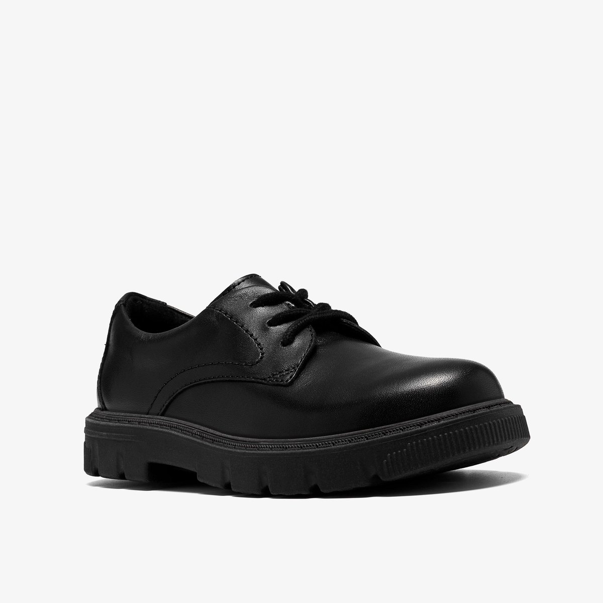 Derbies Cuir Coupe Large LORCAM WALK K noir, CLARKS