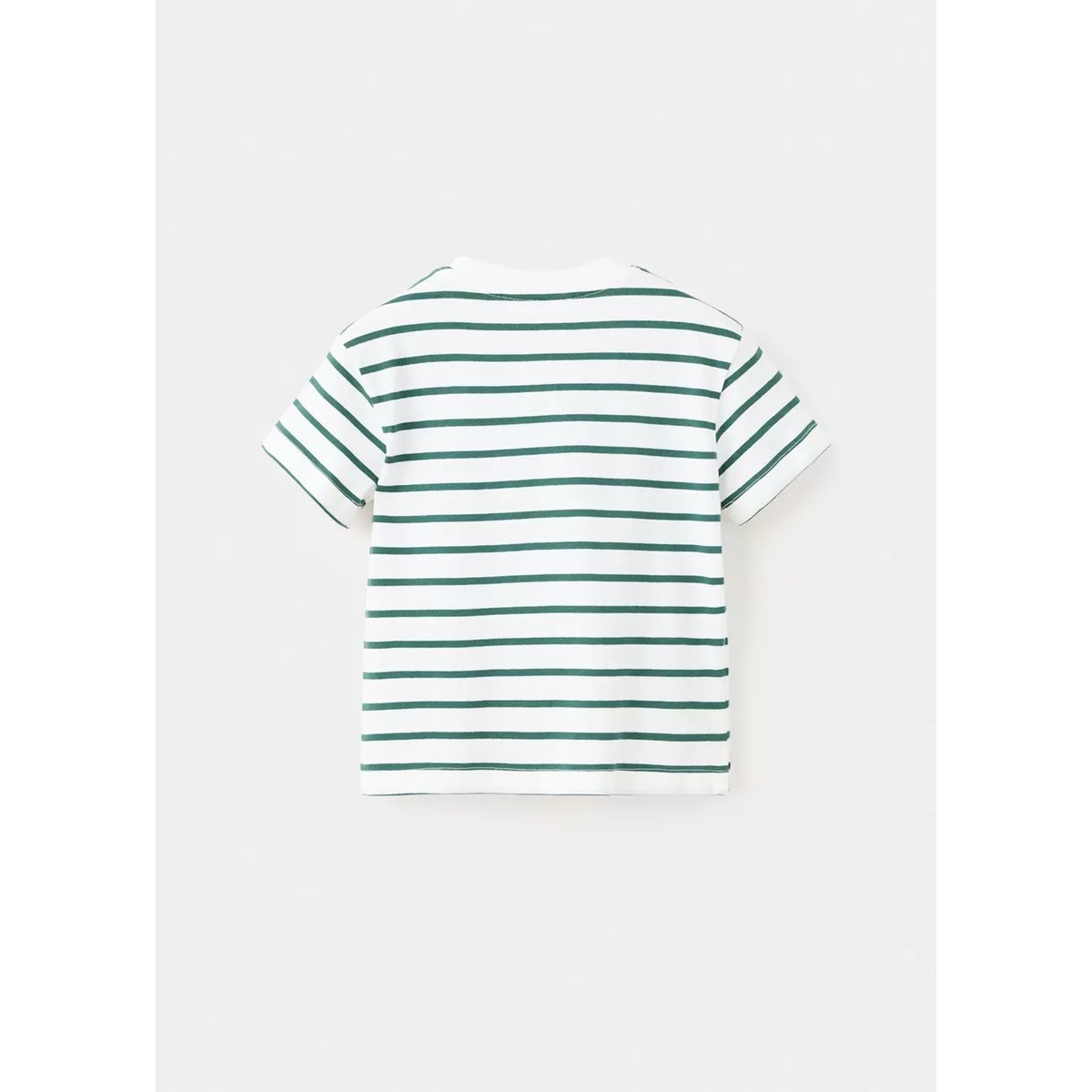 T-shirt 100 % coton rayures blanc cassé, MANGO BABY
