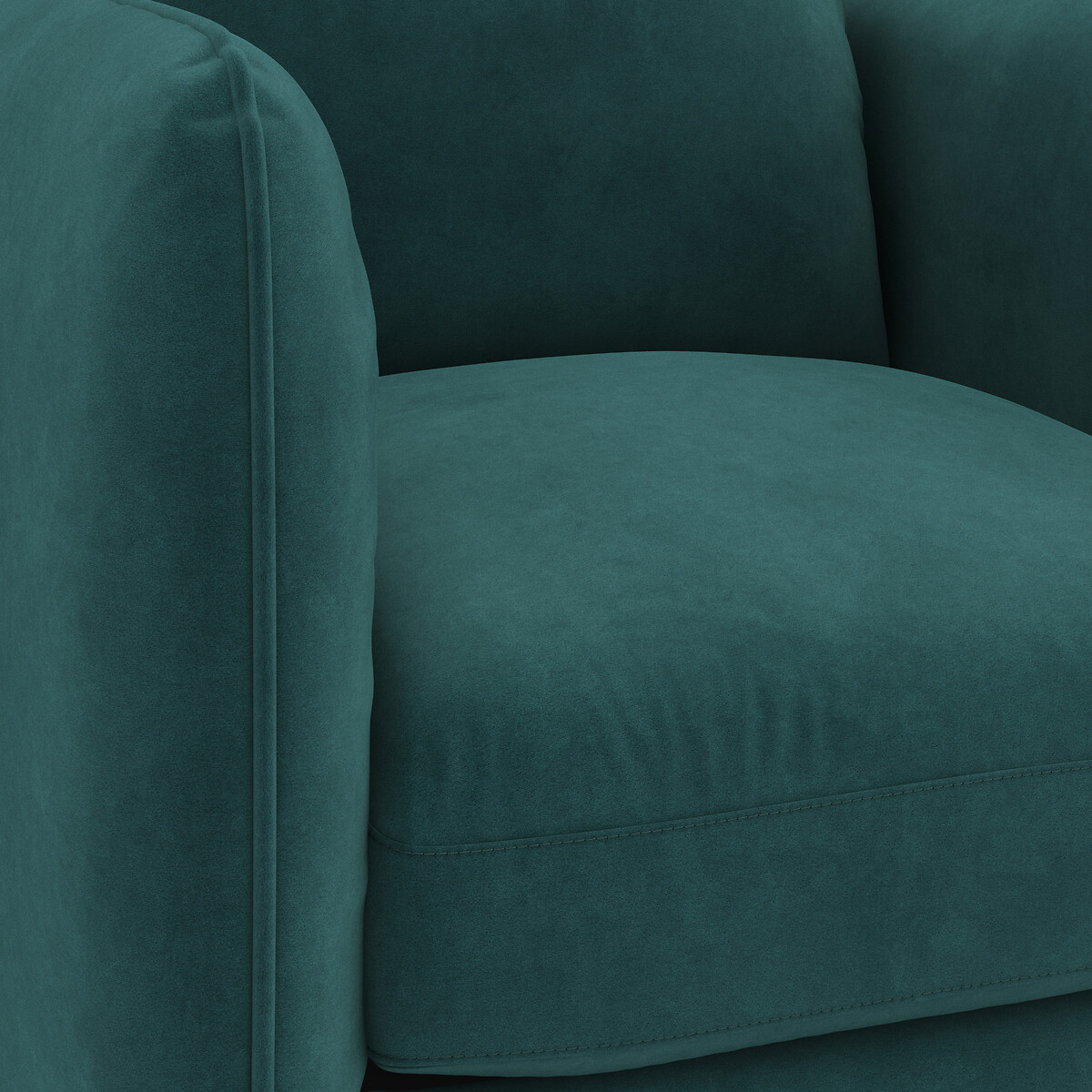 Fauteuil velours, Lomeo emeraude, LA REDOUTE INTERIEURS