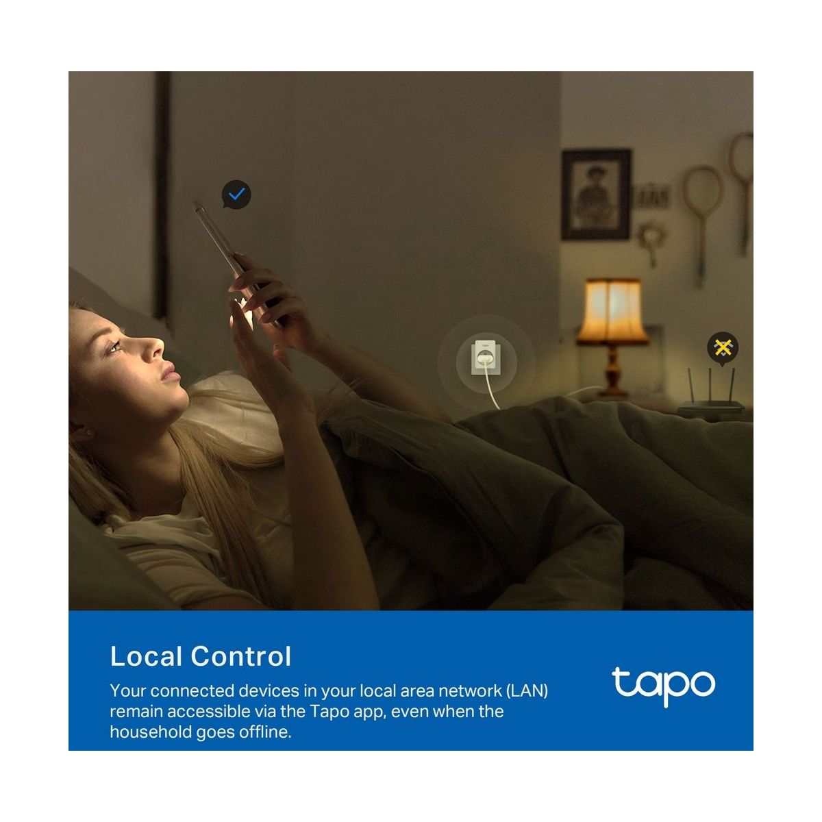 Prise connectée Tapo P100 Wifi couleur unique, TP-LINK
