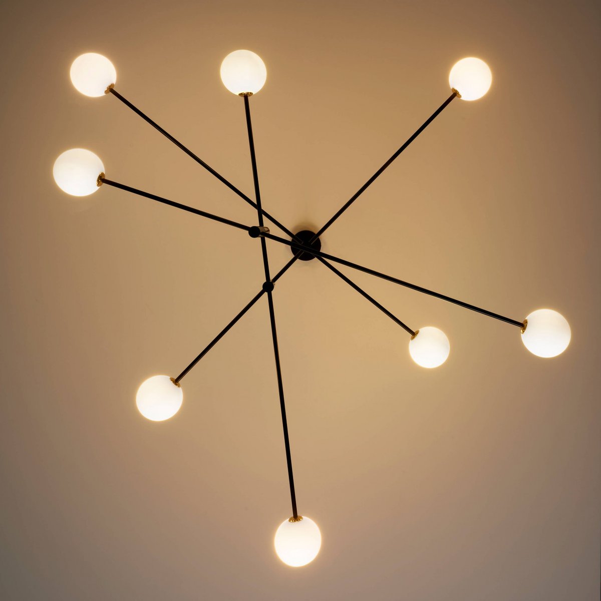 Grande suspension ultra moderne - RODIA noir, KOSILUM