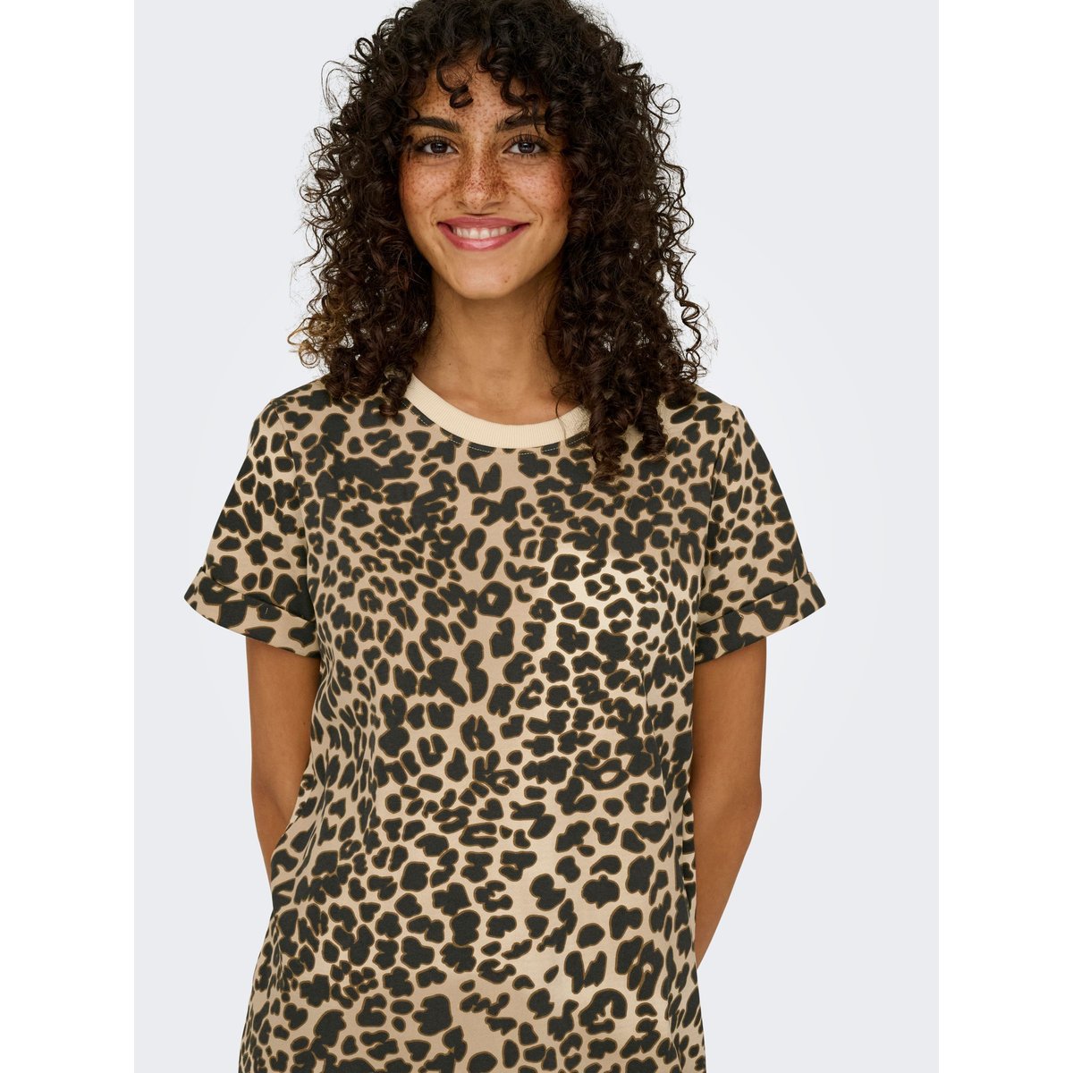 Robe Molletonnée toasted coconut, JDY