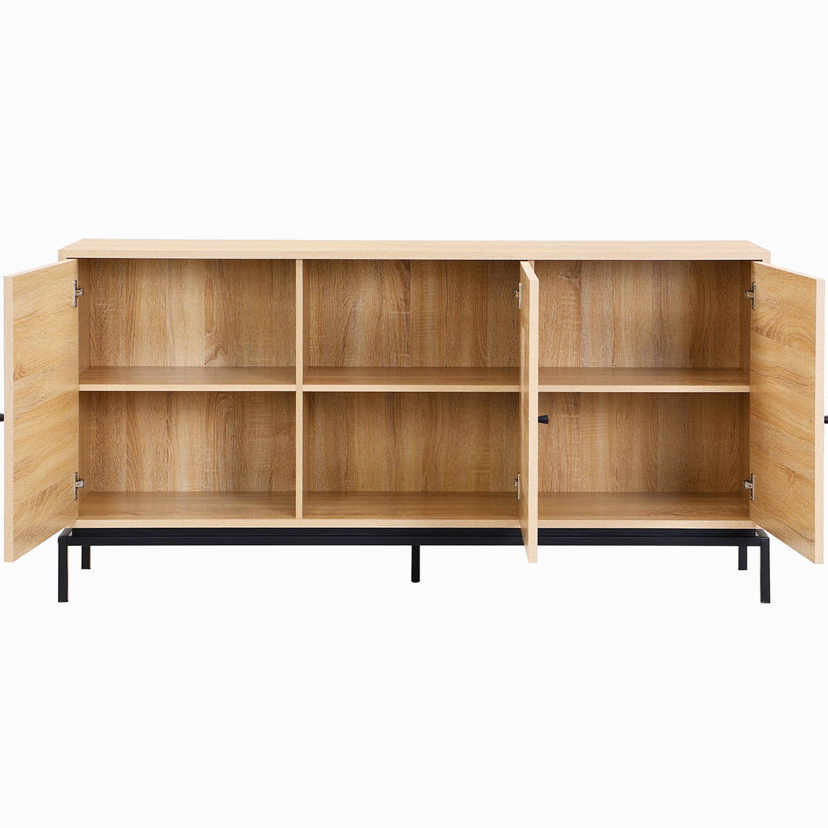 Buffet 3 portes - TALIA effet bois, HOMIFAB