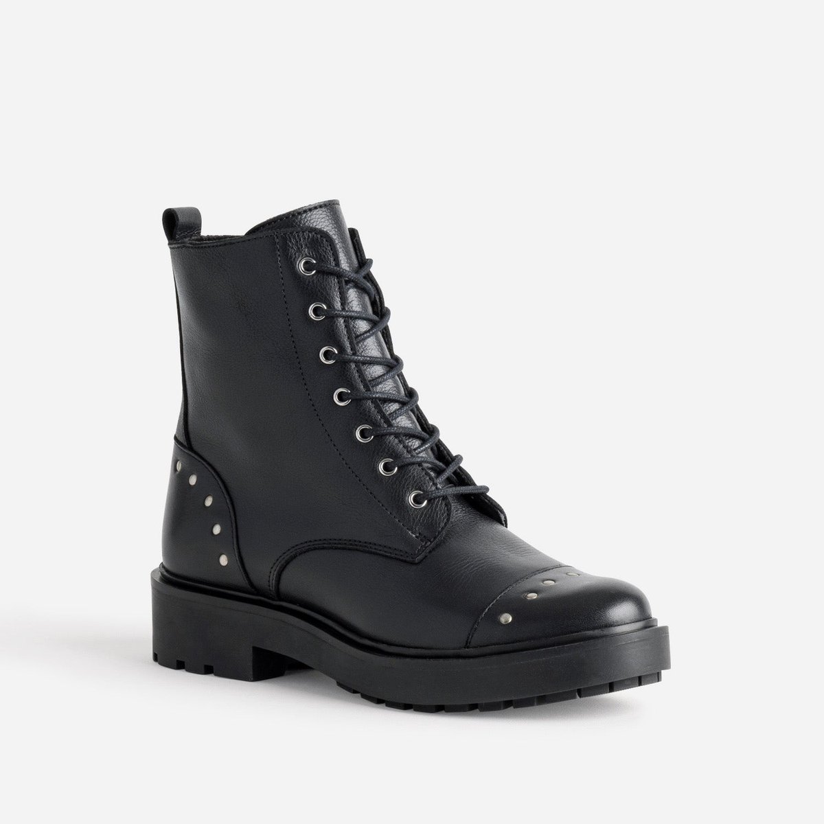 Boots en cuir LAHNA noir, TEXTO