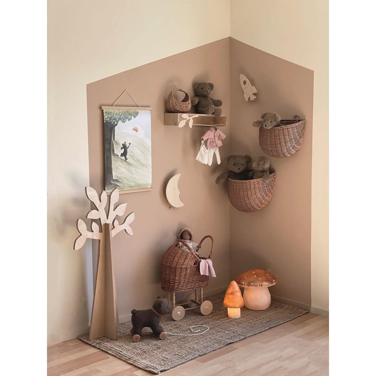 Boite musicale murale Lune beige, EGMONT TOYS