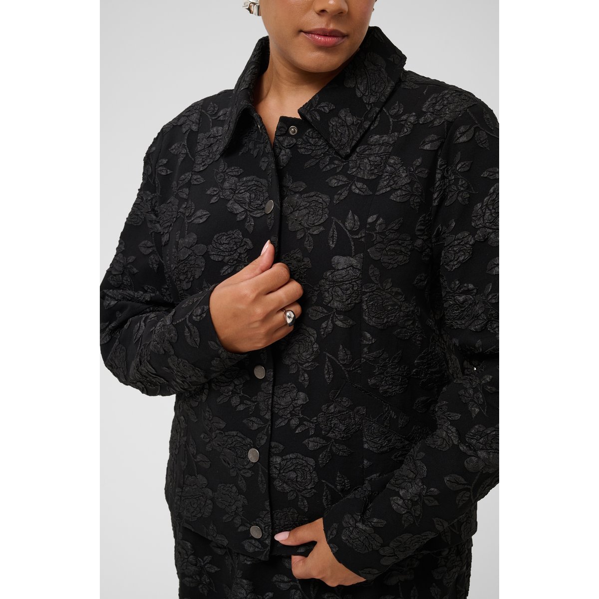 Veste noir black deep, KAFFE CURVE