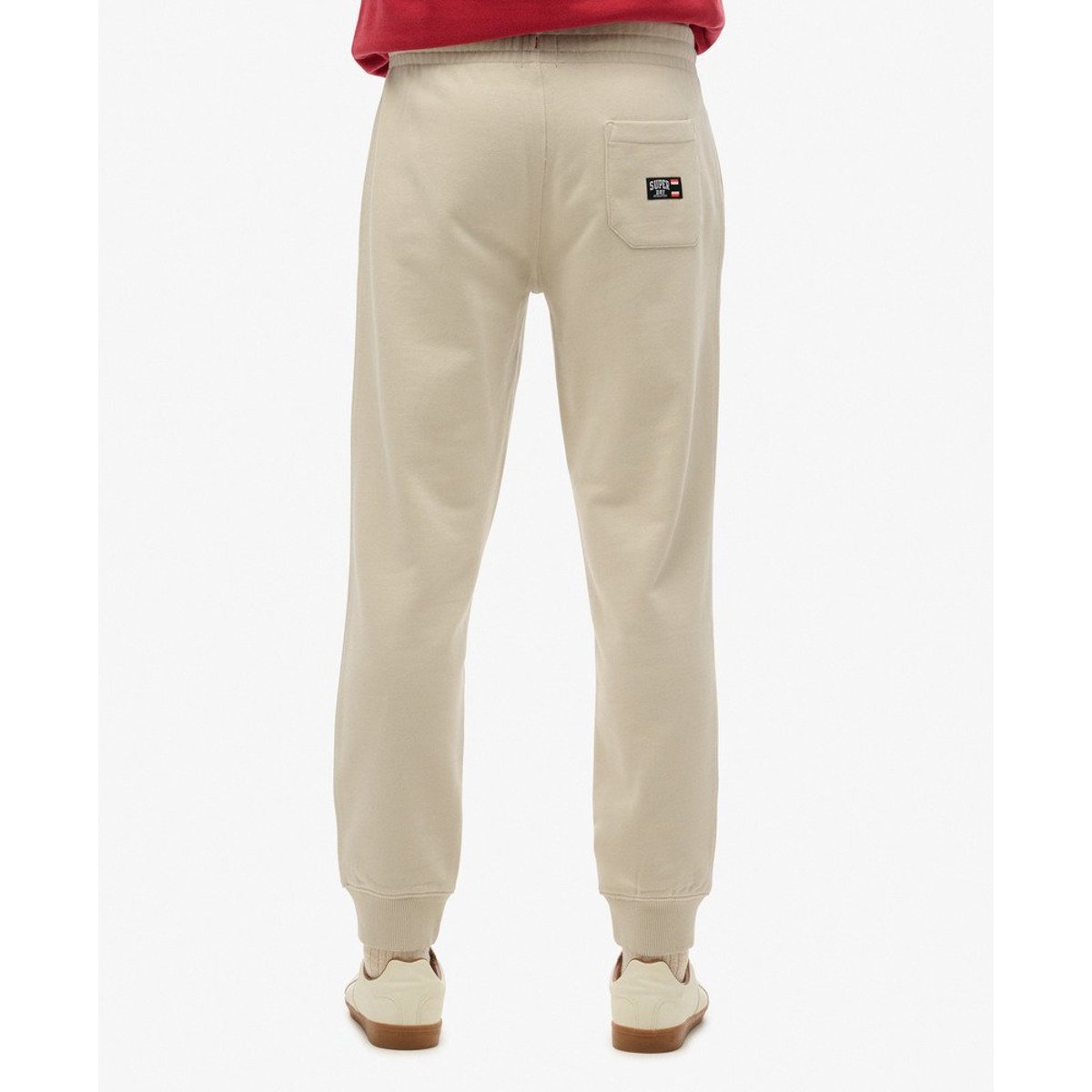 Jogging Essential Logo Semi-Brossé beige taupe clair, SUPERDRY