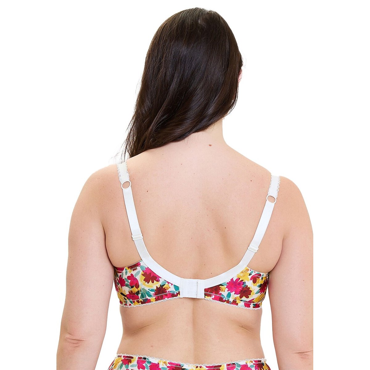 Reggiseno classico con ferretto CELIA fiori rossi/gialli, SANS COMPLEXE
