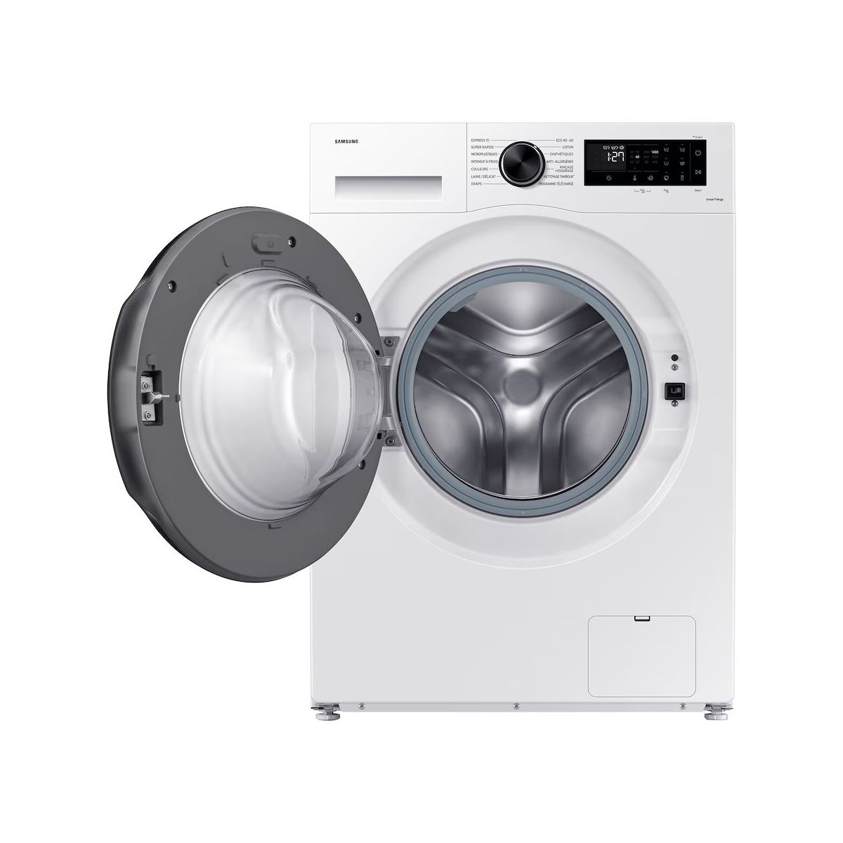 Lave linge hublot WW11DG5B25AE - 11 kg - 1400 tr/min - Classe A - Moteur induction - Connecté wifi - Bespoke AI blanc, SAMSUNG