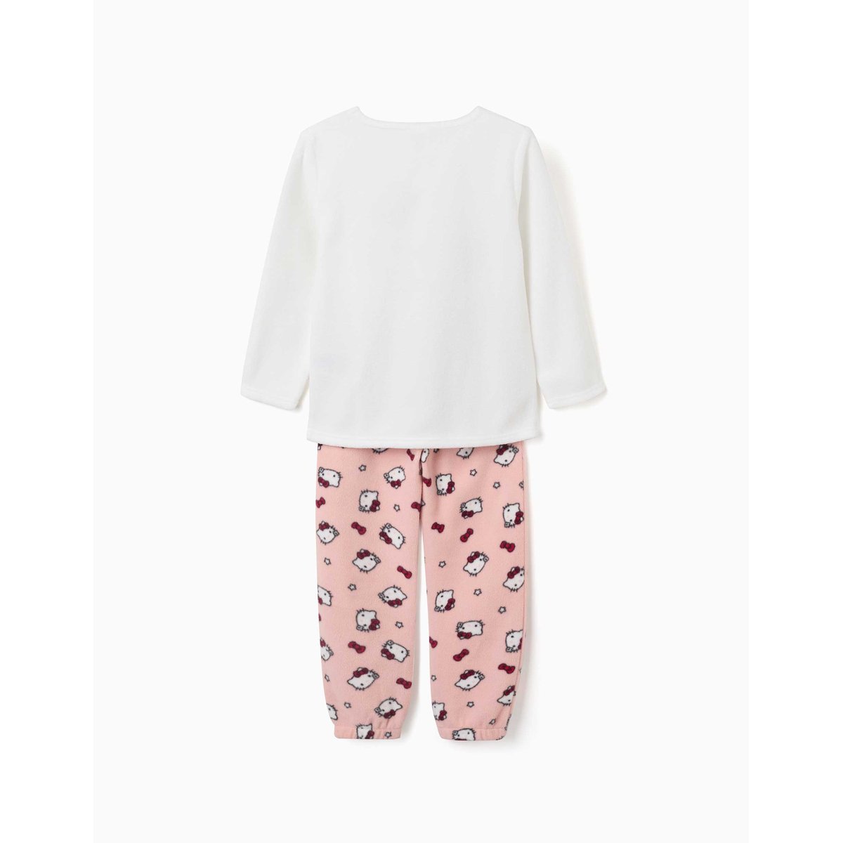Pyjama en polaire avec broderie Hello Kitty blanc, ZIPPY