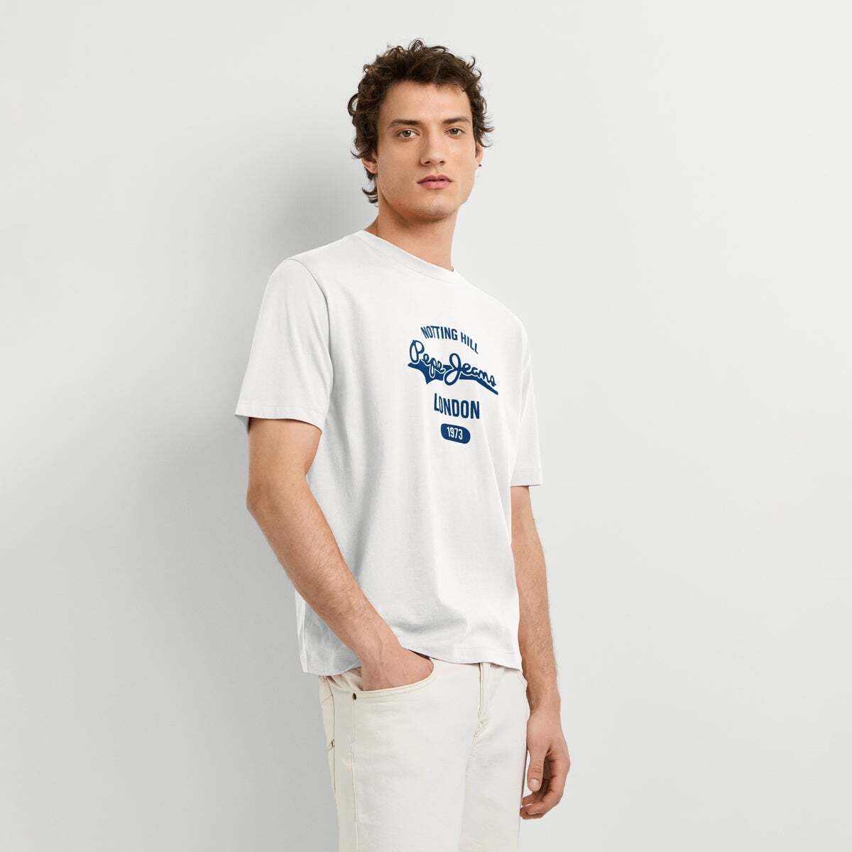 T-shirt manches courtes, JIMMY blanc, PEPE JEANS