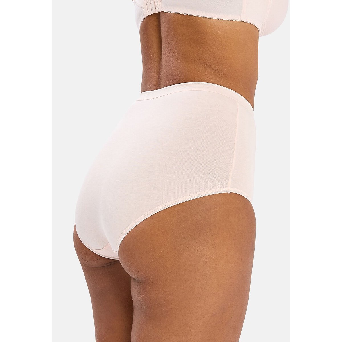 Confezione da 3 culotte alte Simplement Coton bio rosa, SANS COMPLEXE