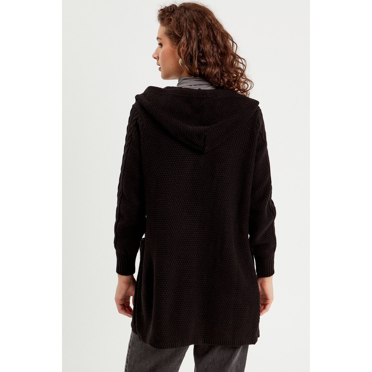Gilet manches longues noir, CACHE CACHE