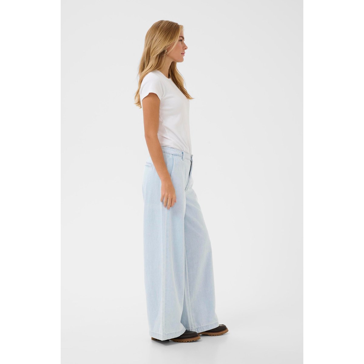 Casual pants bleu light blue wash, MY ESSENTIAL