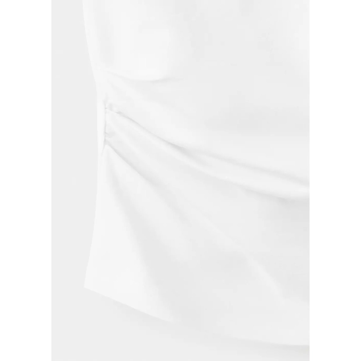 Top col bateau blanc cassé, MANGO TEEN