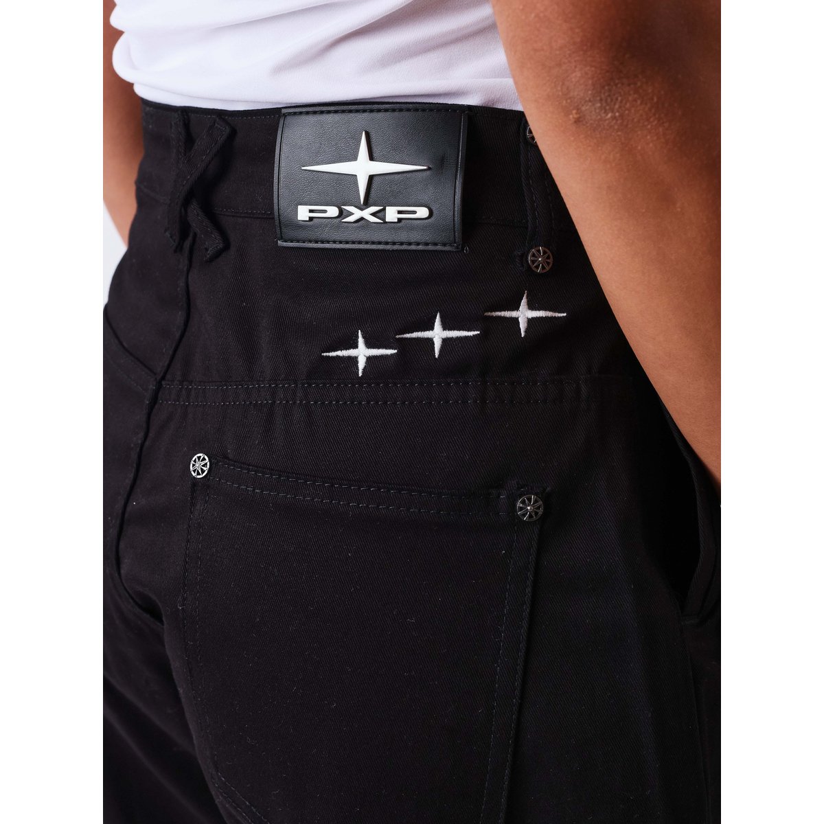 Pantalon en toile Barrel Essentials noir, PROJECT X