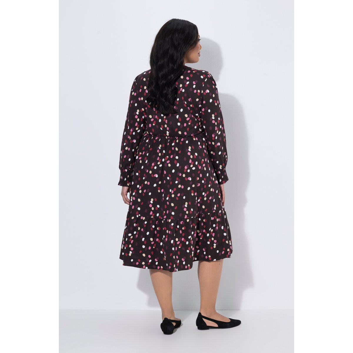 Robe à pois acajou, ULLA POPKEN