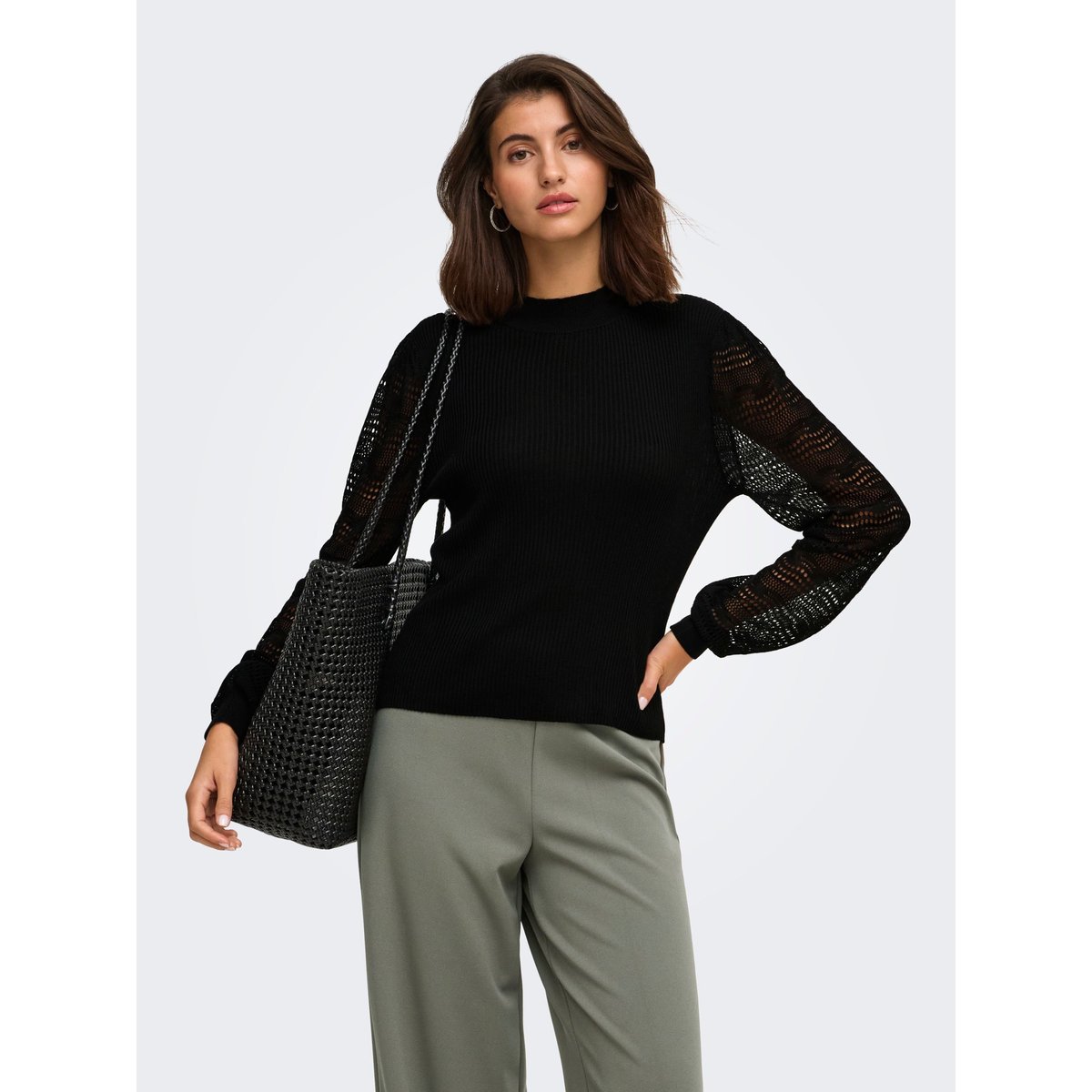 Pull En Maille black 1, ONLY