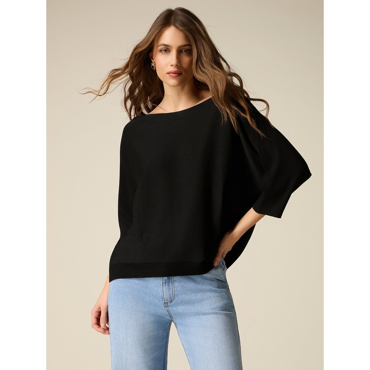 Pull sans coutures blanc, OLTRE