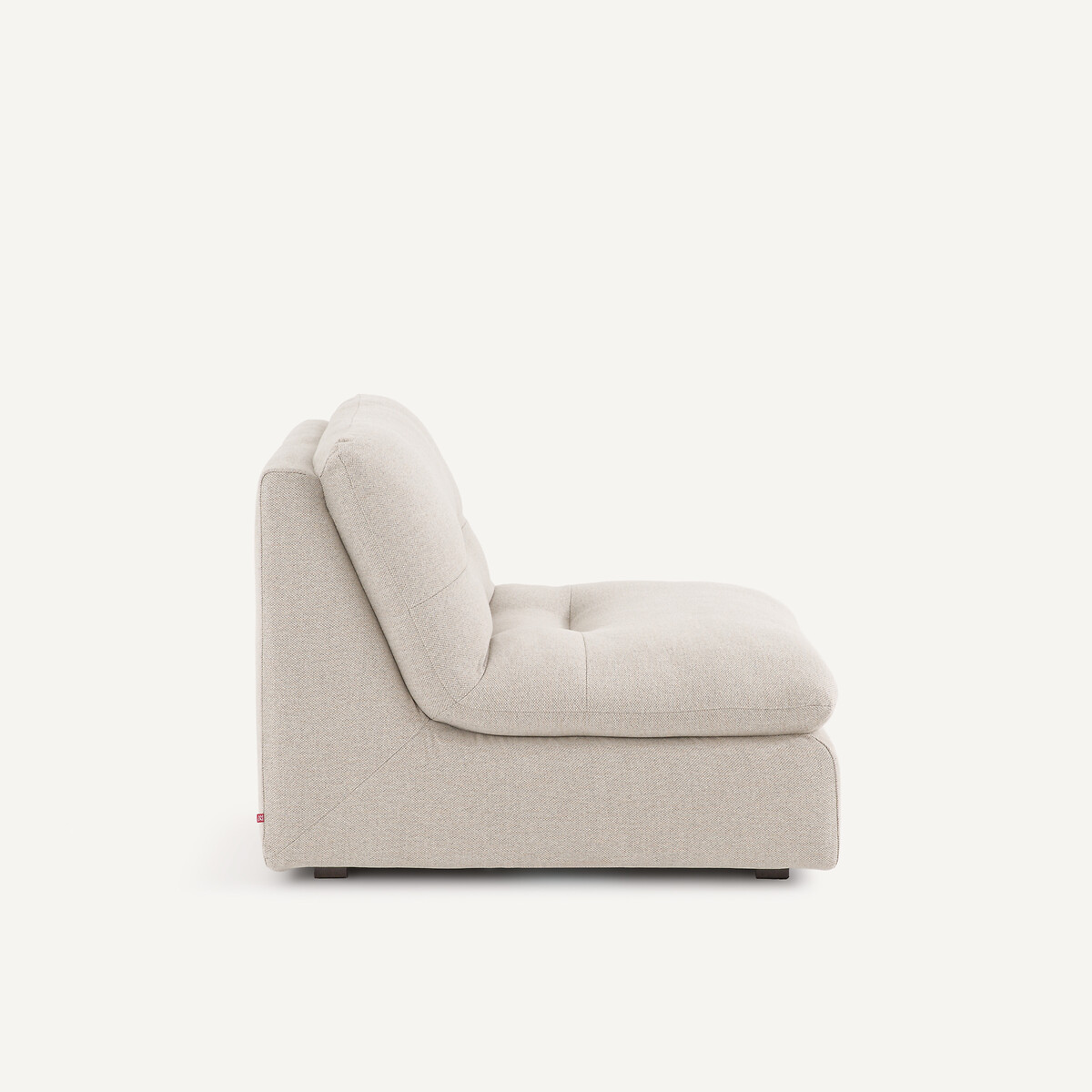 Chauffeuse modulable en tweedé, GIULIANO naturel/gris clair, AM.PM